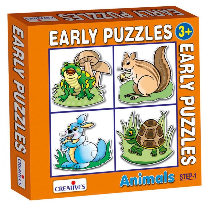 Creatives Early Puzzles Cute Animals(0743)