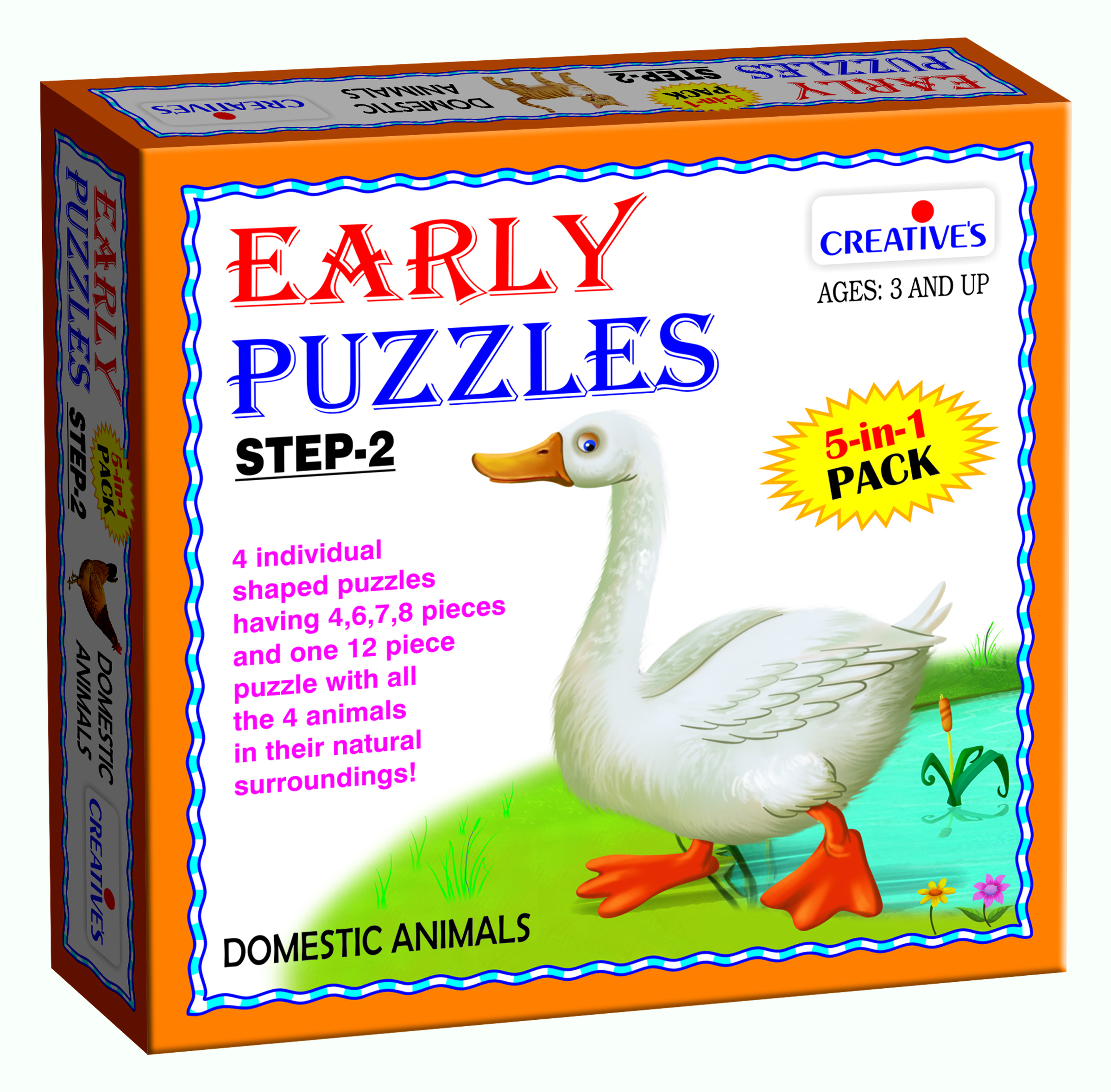 Creatives Early Puzzle Step II – Domestic Animals