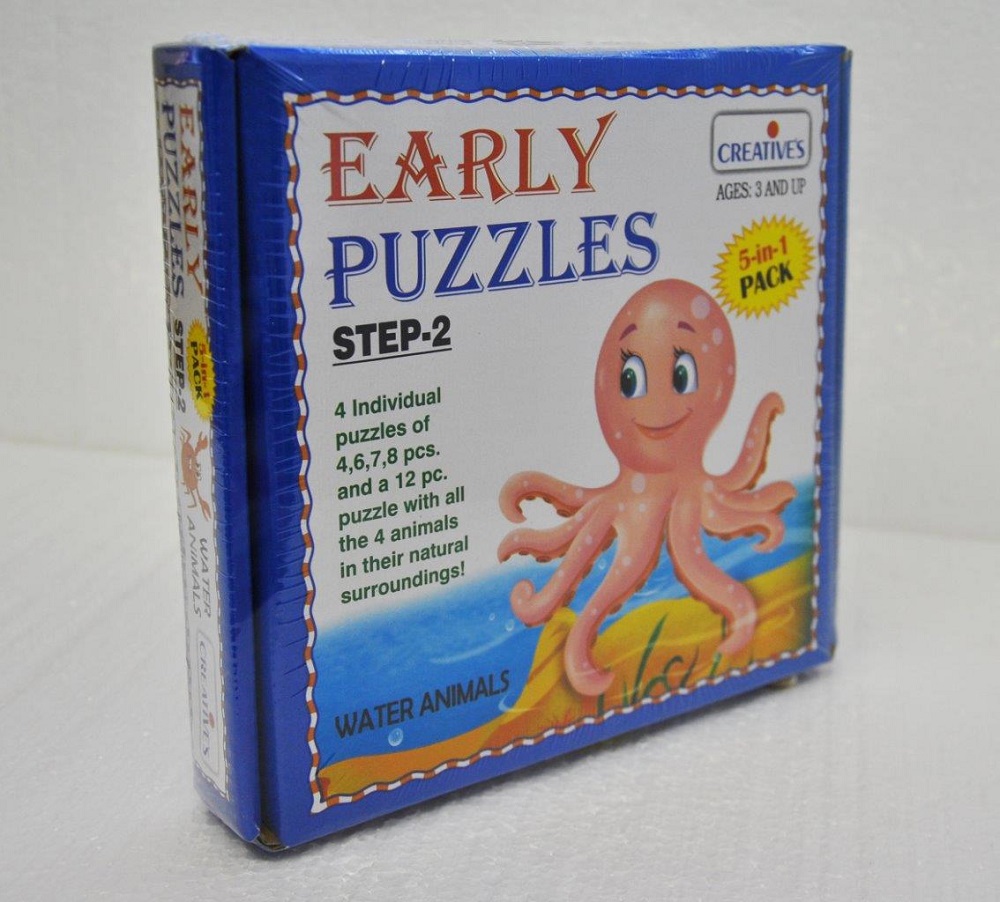 Creatives Toys Early Puzzle Step II – Water Animals