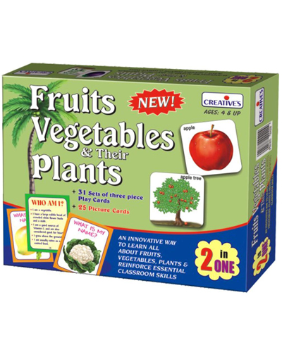 Creatives Fruits Vege & Their Plants -2 in 1 Game