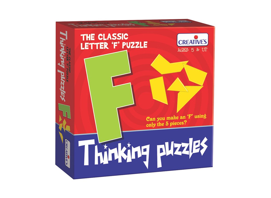 Creatives Thinking Tangram Puzzles – Letter F