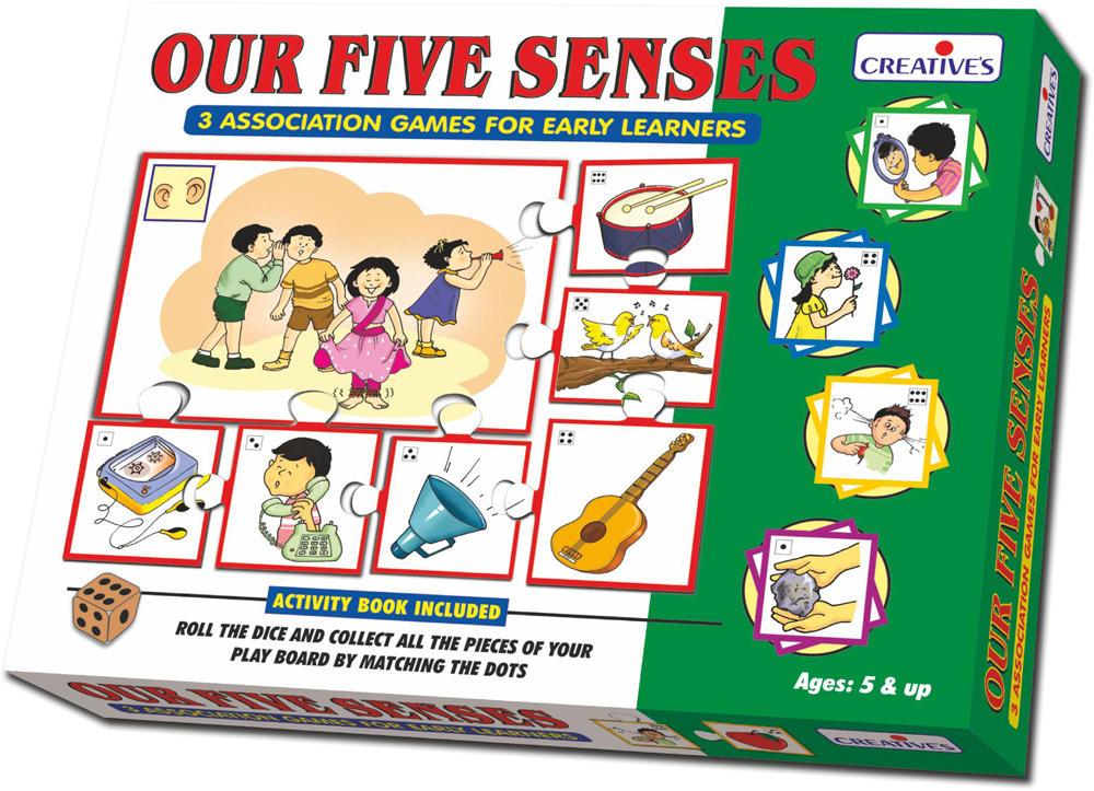 Creatives – Our Five Senses Association Game (Learn about the 5 sense, our bodies and the world around us)