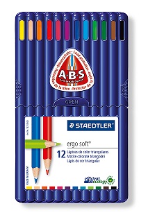 Staedtler Colour pencil ergosoft 12pcs FSC 100%