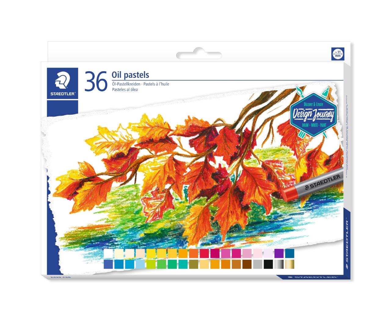 Staedtler Oil pastel – Assorted – 36pcs