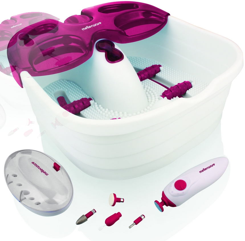 Mellerware Foot Spa 60W, Pedicure And Manicure Set