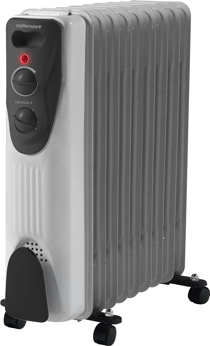 Mellerware – 2000W Heater 9 Fin Oil Heater