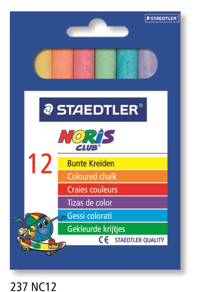 Staedtler Colour Chalk – 12 Pieces