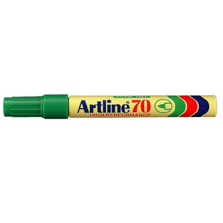 Artline EK70 Permanent Marker Bullet – Green (Single)