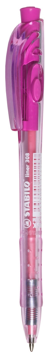 Stabilo Liner Click Ballpoint Pen – Pink