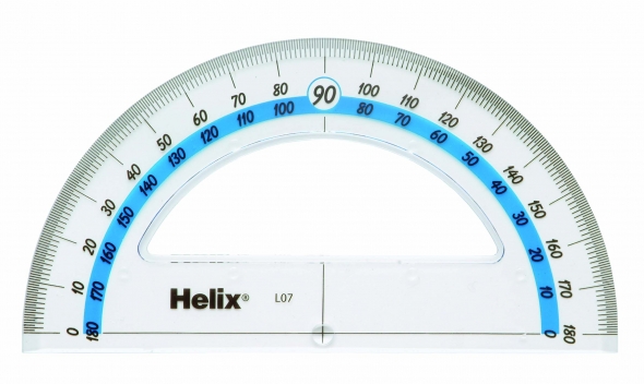 Helix Protractor 15cm/180 Degree
