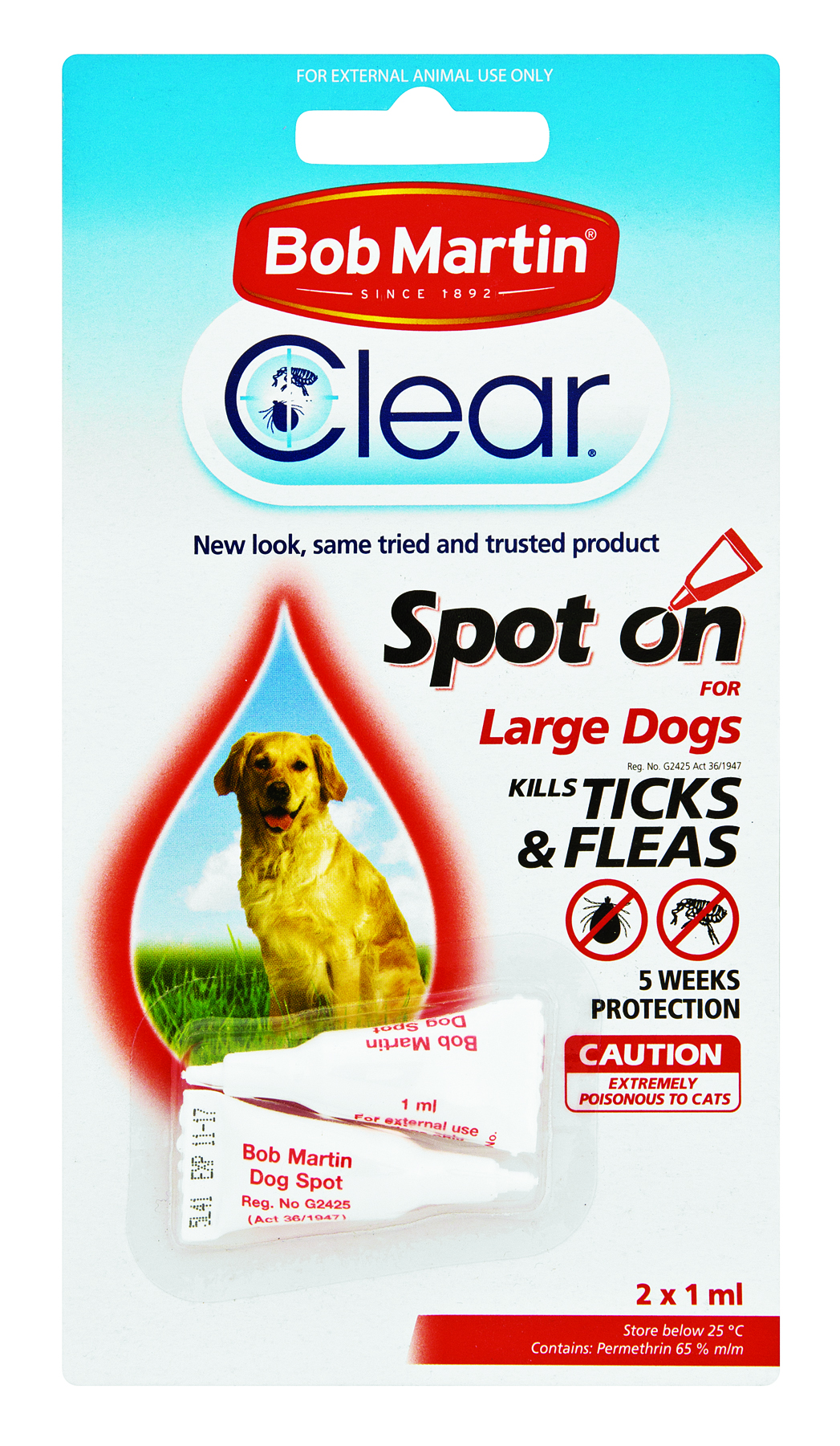 Bob Martin – Spot – Large Dogs – 2 x 1ml