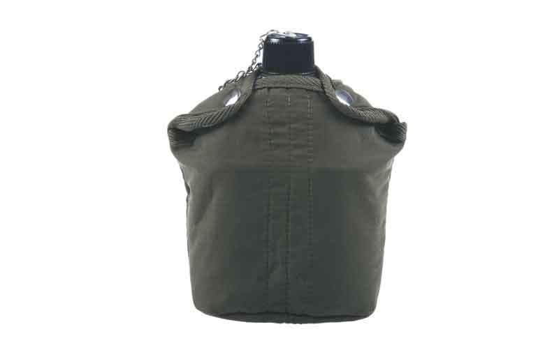 OZtrail – 1Qt Army Aluminium Canteen – Green