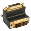 Lindy DVI-I Male To Female 90 Degree Up Adapter Lindy DVI-I Male To Female 90 Degree Up Adapter