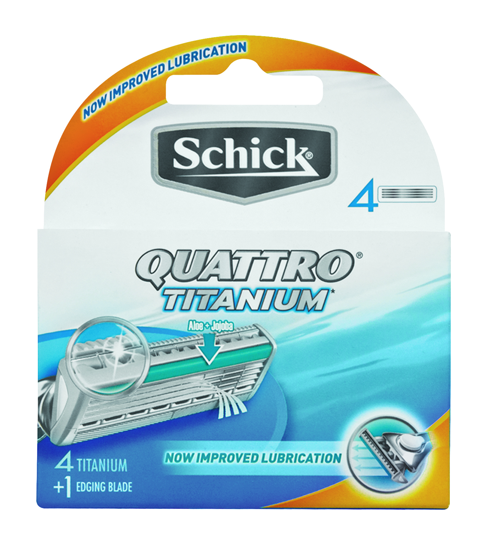 Schick Quattro Titanium Blades – 4 Pack