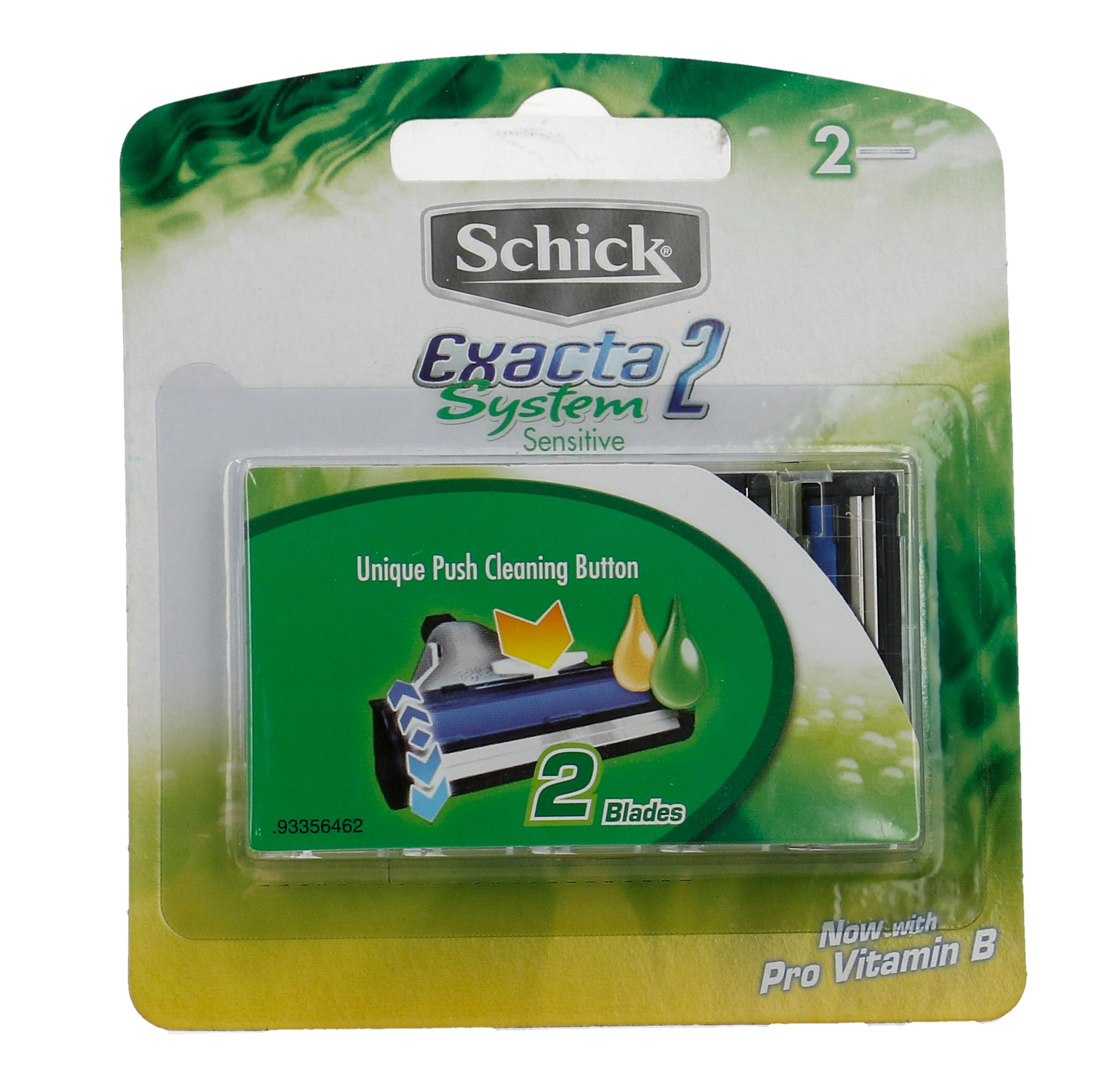 Schick Exacta II System Male Blades 2’s