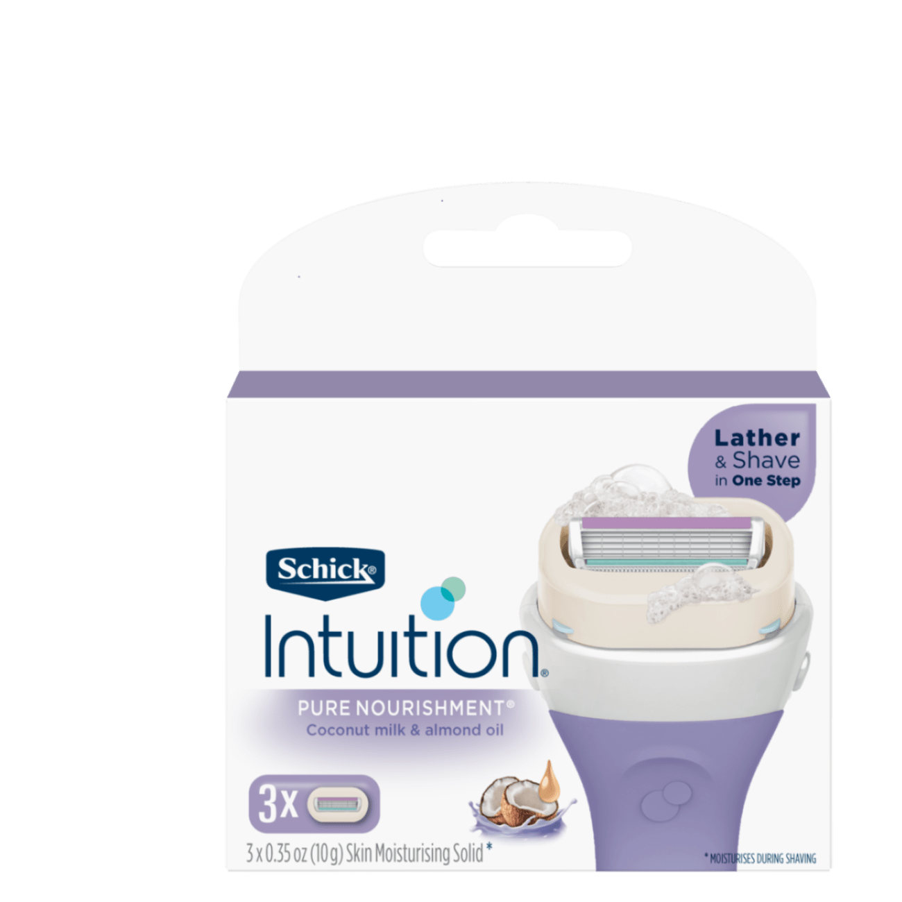 Schick Intuition Pure Nourishment Female Blades 3’s