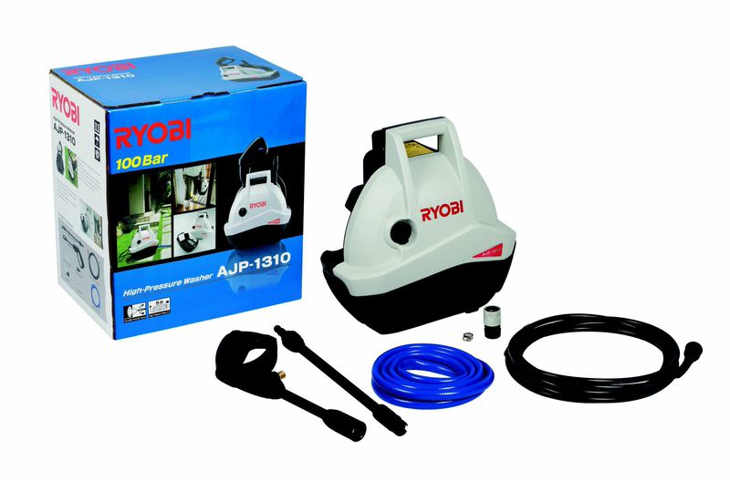 Ryobi – 1400W High Pressure Washer with Water Tray