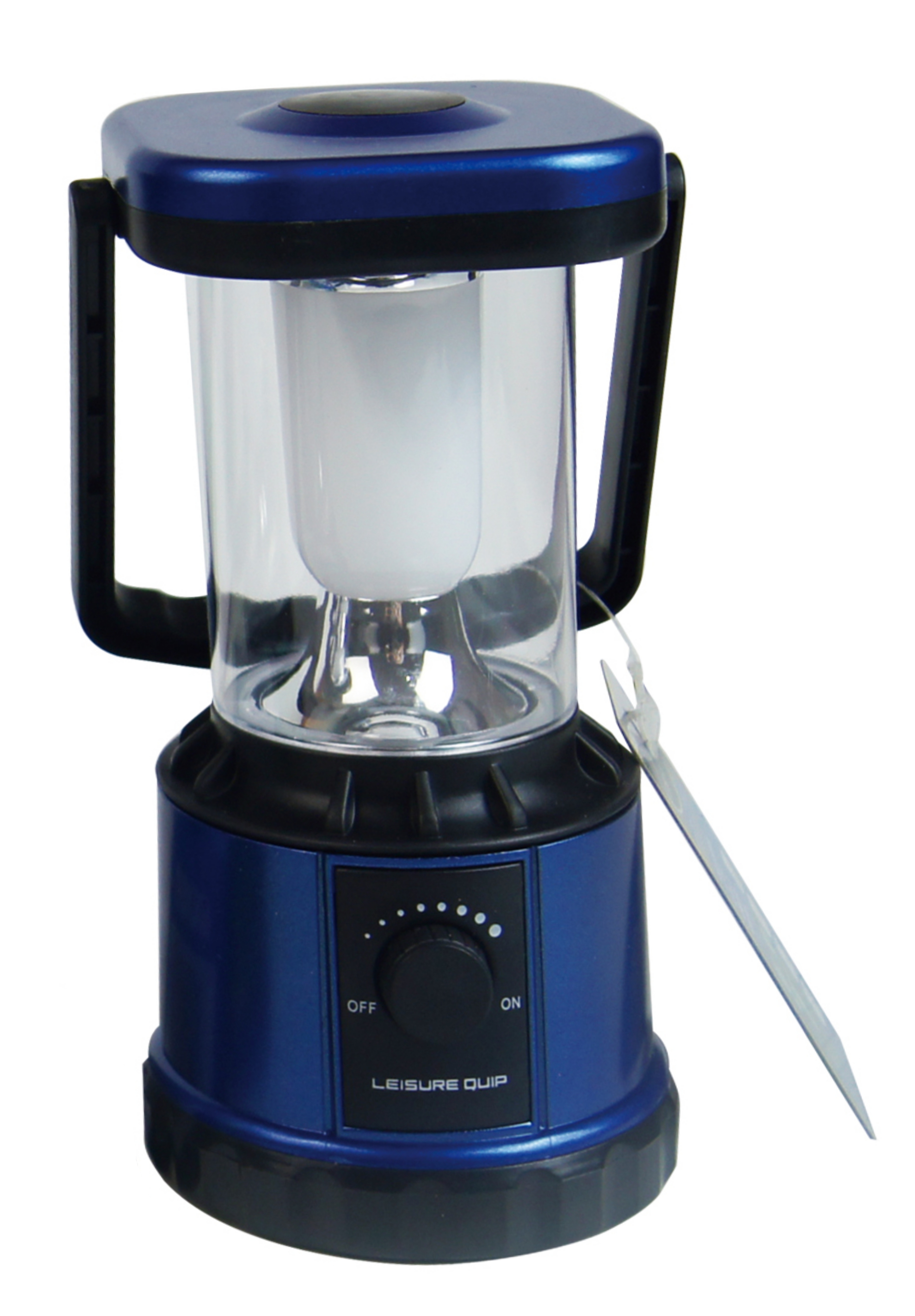 LeisureQuip – Led Lantern With Dimmer – Metallic Blue