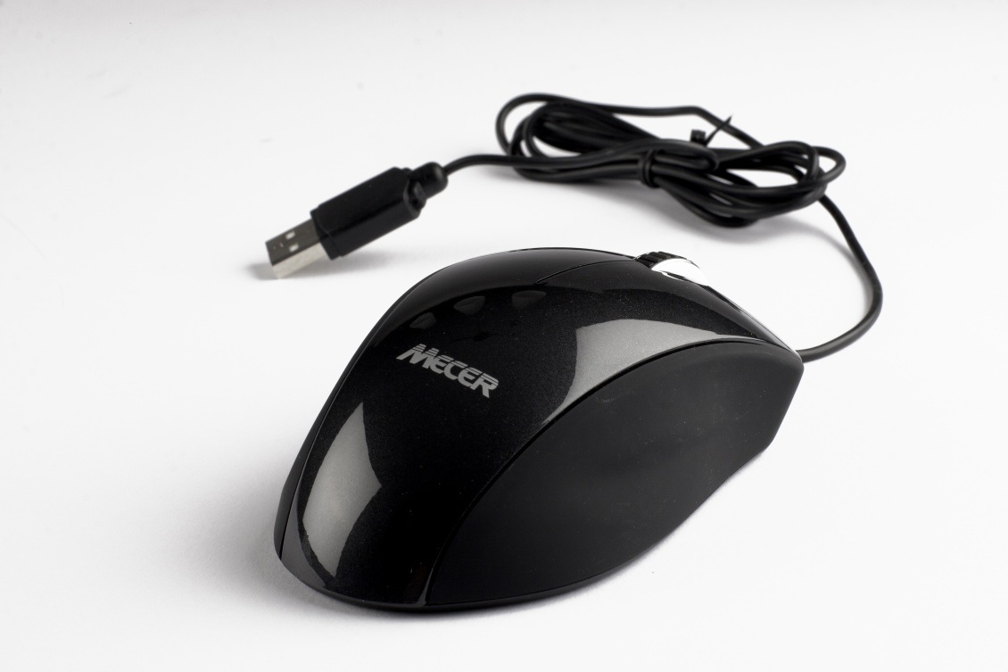 Mecer MM-U03BK USB Optical Wheel Mouse – Black