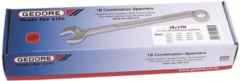 Gedore – 1B/17M Combination Spanner Set – 17 Piece