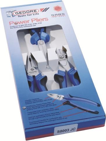 Gedore – S 8003 JC Plier Set – 3 Piece