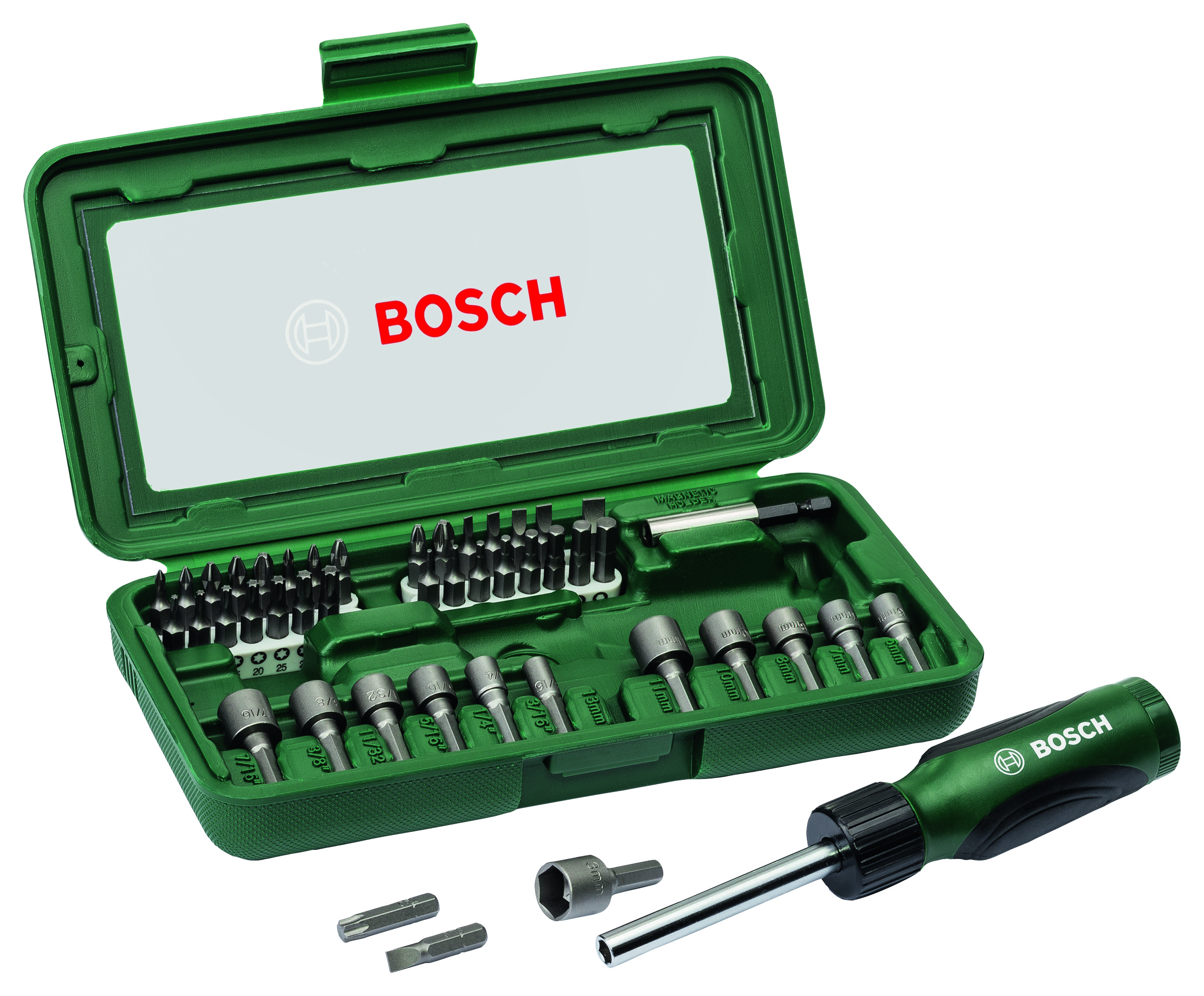 Bosch – Ratchet Socket & Drive Bit Set – 46 Piece
