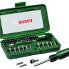 Bosch – Ratchet Socket & Drive Bit Set – 46 Piece Bosch – Ratchet Socket & Drive Bit Set – 46 Piece