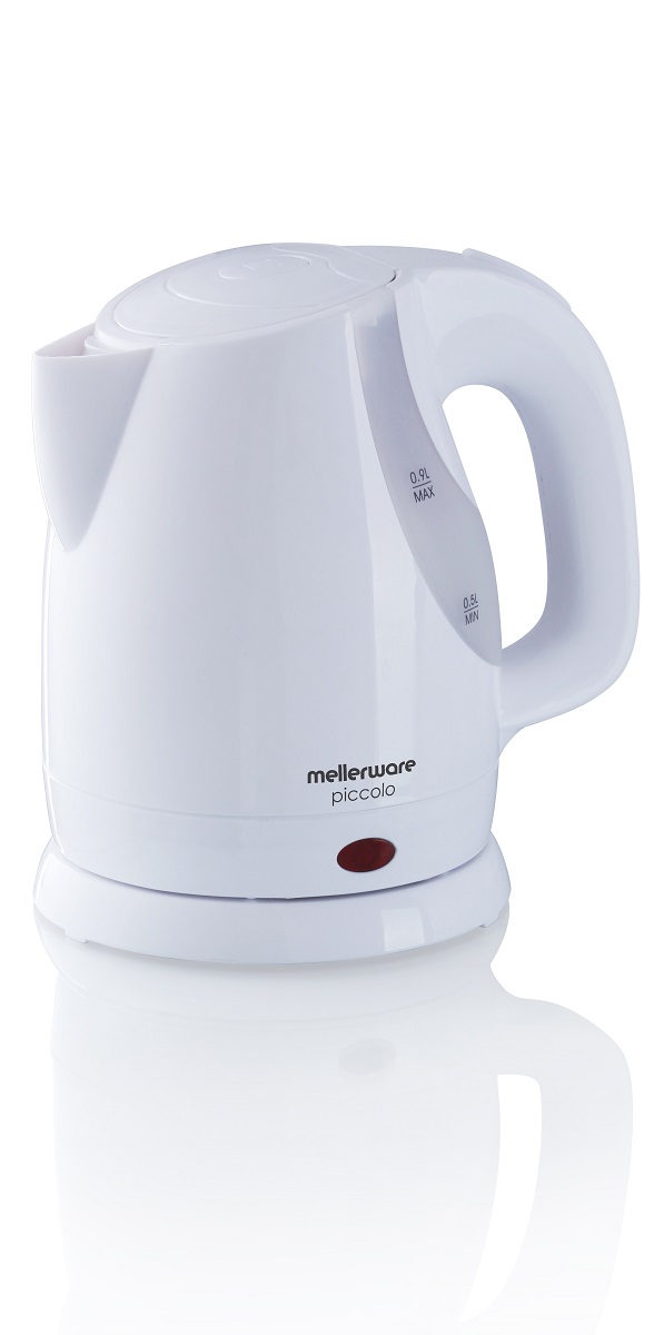 Mellerware – 900ml Piccolo Mini Cordless Kettle – White