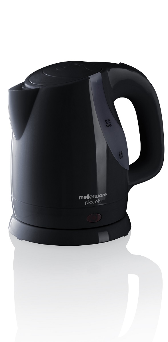 Mellerware – 900ml Piccolo Mini Cordless Kettle – Black
