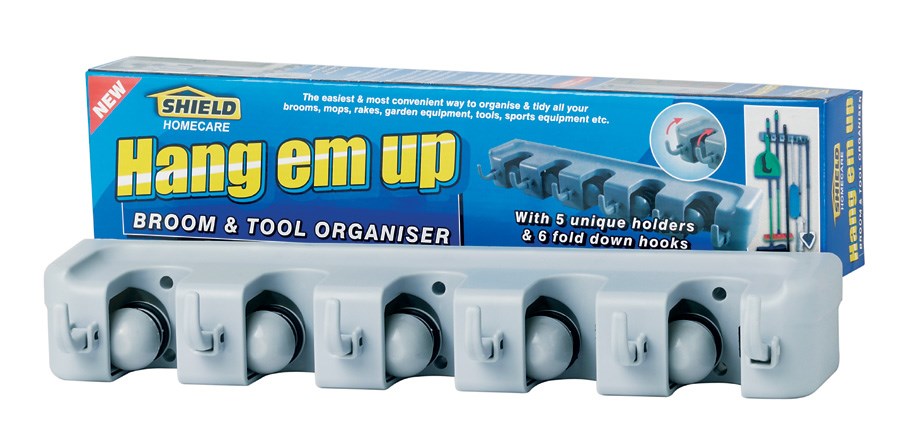 Shield – Hang ‘Em Up Broom & Tool Organiser