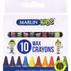 Marlin Kids 10 12mm Wax Crayons Marlin Kids 10 12mm Wax Crayons