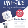 Marlin Uni-File A4 Soft Cover Display File – 20 Pocket Marlin Uni-File A4 Soft Cover Display File – 20 Pocket