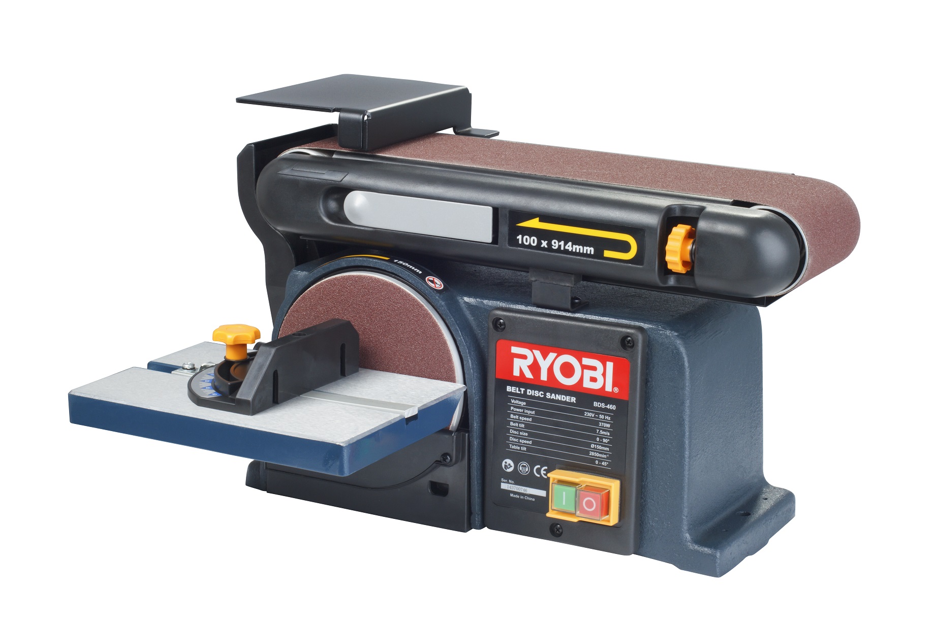 Ryobi – 370W 150mm Belt & Disc Sander