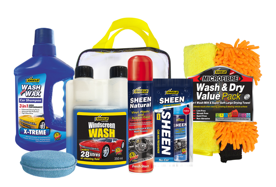 Shield – Ultimate Wash & Shine Kit – Set of 6