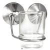 Wildberry – Iron and Glass Tumbler Holder – Chrome Wildberry – Iron and Glass Tumbler Holder – Chrome