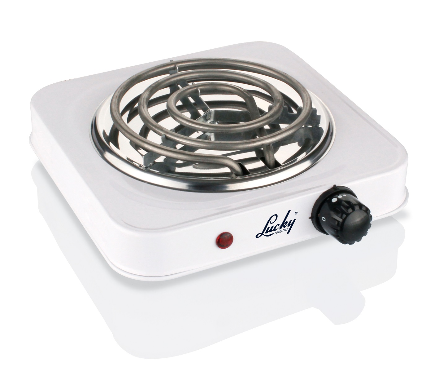 Lucky – Single Hotplate Stove – White