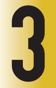 Tower Adhesive Reflective Number Sign – Large 3