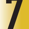 Tower Adhesive Reflective Number Sign – Large 7 Tower Adhesive Reflective Number Sign – Large 7