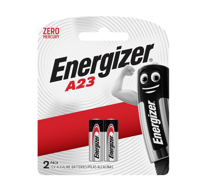 Energizer A23BP2 12v Alkaline A23 Battery Card 2