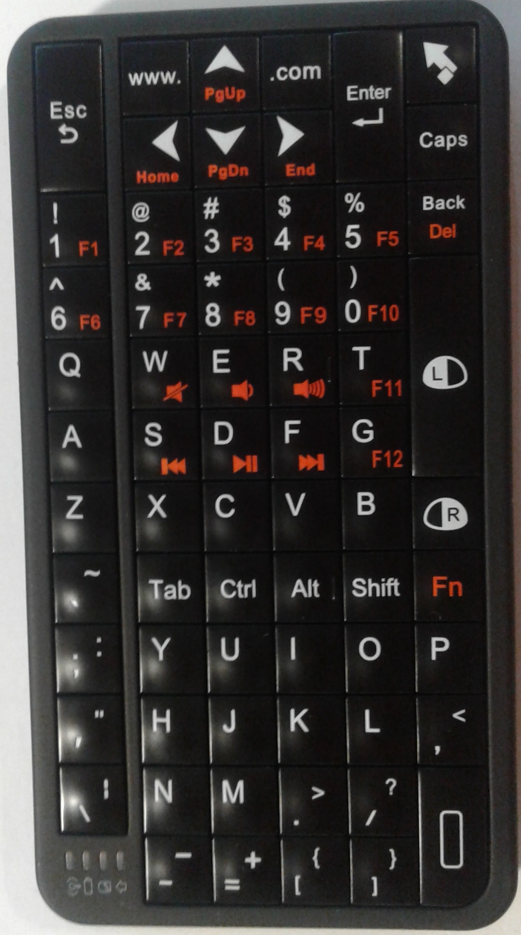 Zoweetek 2.4G 66-Key Mini Wireless Keyboard & Air Mouse