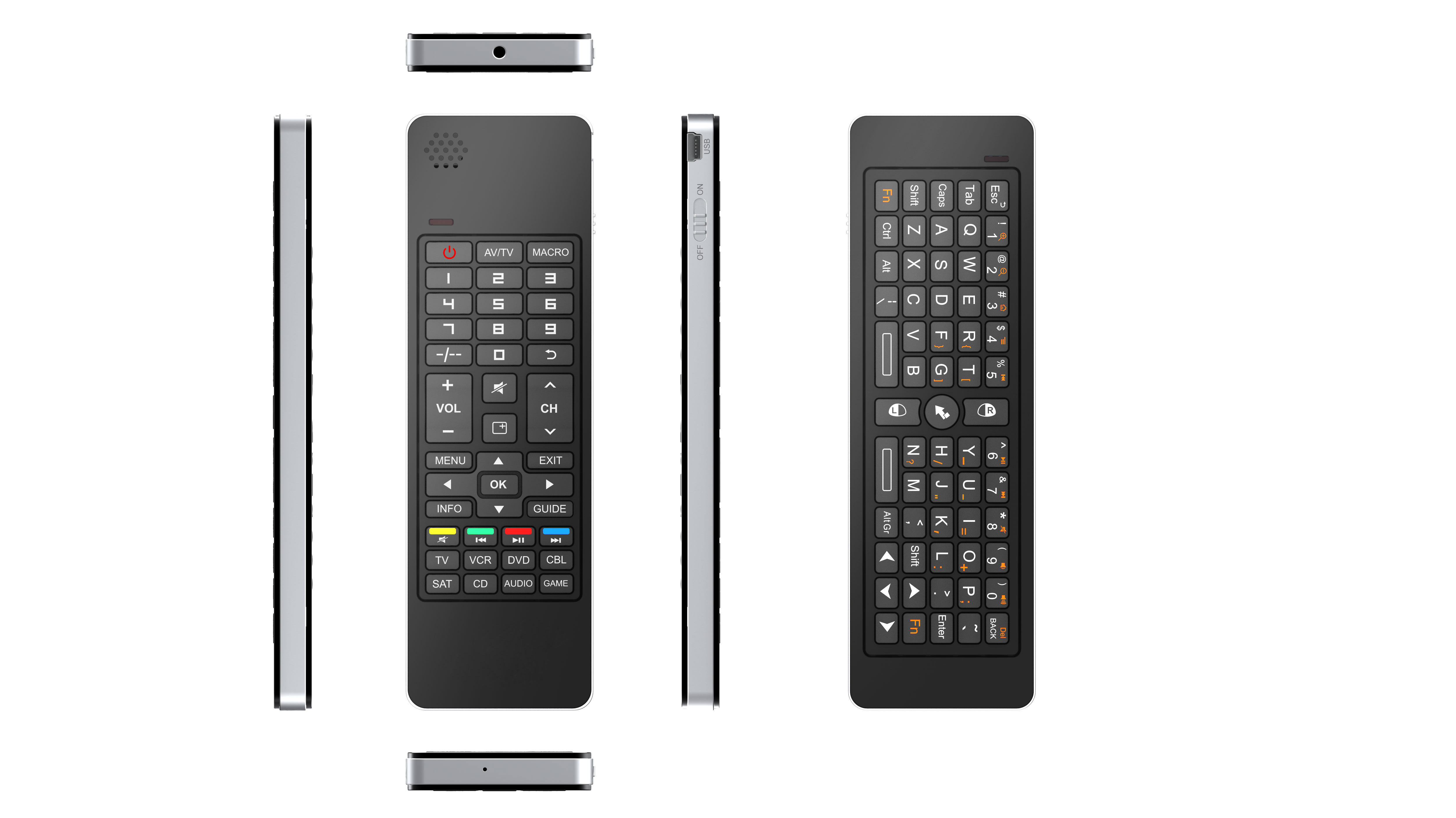 Zoweetek Wireless Mini Keyboard with 3 Inch Touchpad