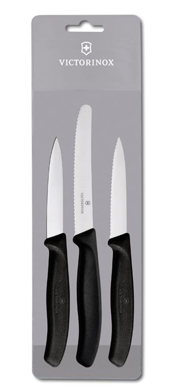 Victorinox – Classic 3 Piece Paring Set – Black