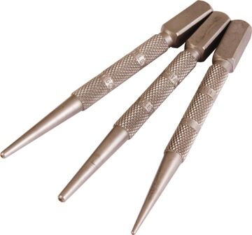 Stanley – Punch Nail Set – 3 Piece