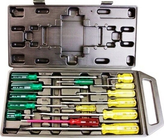 Stanley – Professional Mechanic Screwdrivers – 14 Piece