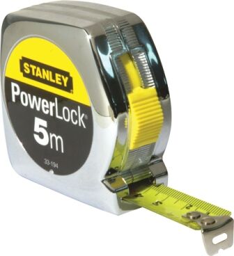 Stanley – Tape Power Lock – 5m x 1.9cm