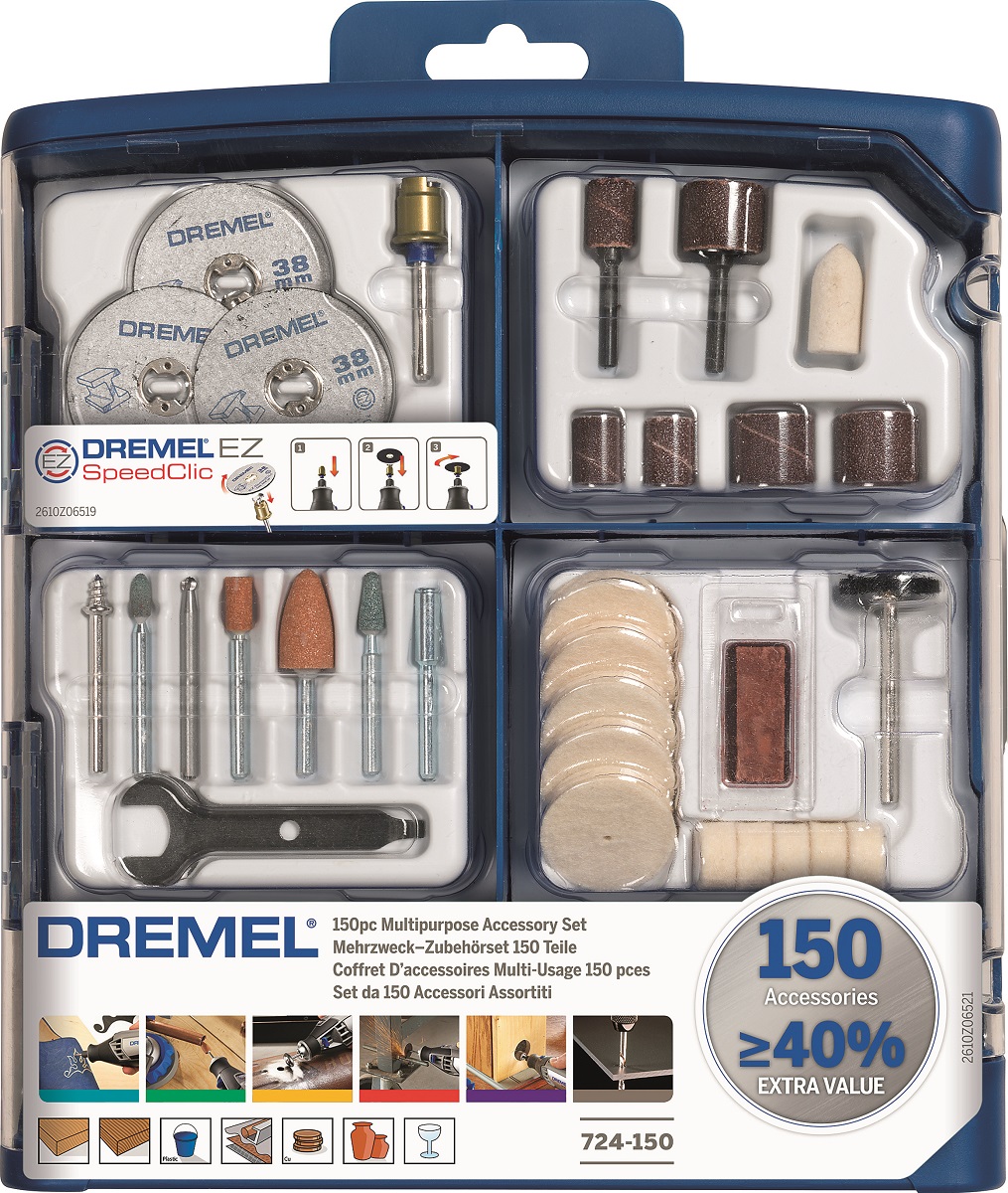 Dremel – Multipurpose Accessory Set – Set of 150