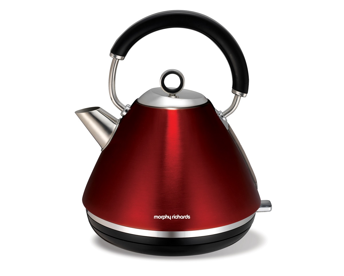 Morphy Richards – 1.5 Litre Metallic Accents Cordless Kettle – Red