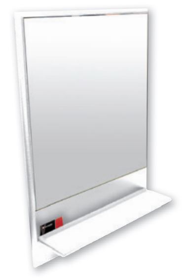 Wildberry – Bathroom Mirror and Shelf – White