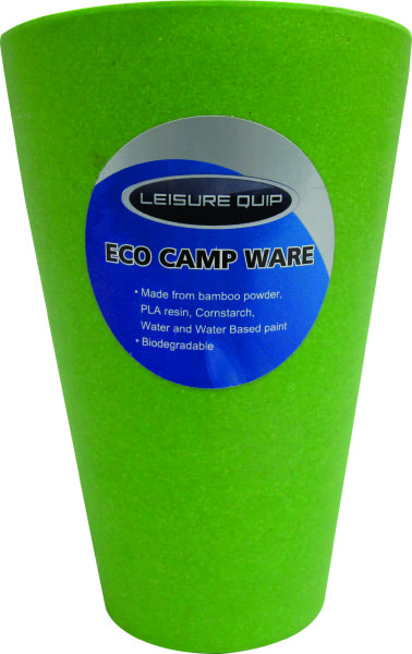 Leisure-Quip – Biodegradable Bamboo Tumbler – Green
