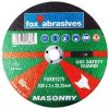 Fox Tools – Abrasive Cutting Disc Masonary – 230 x 3.0mm Fox Tools – Abrasive Cutting Disc Masonary – 230 x 3.0mm